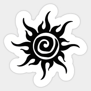 Old Sun Sticker